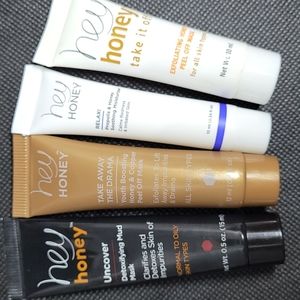 Hey Honey Masks (3) & Moisturizer (1)